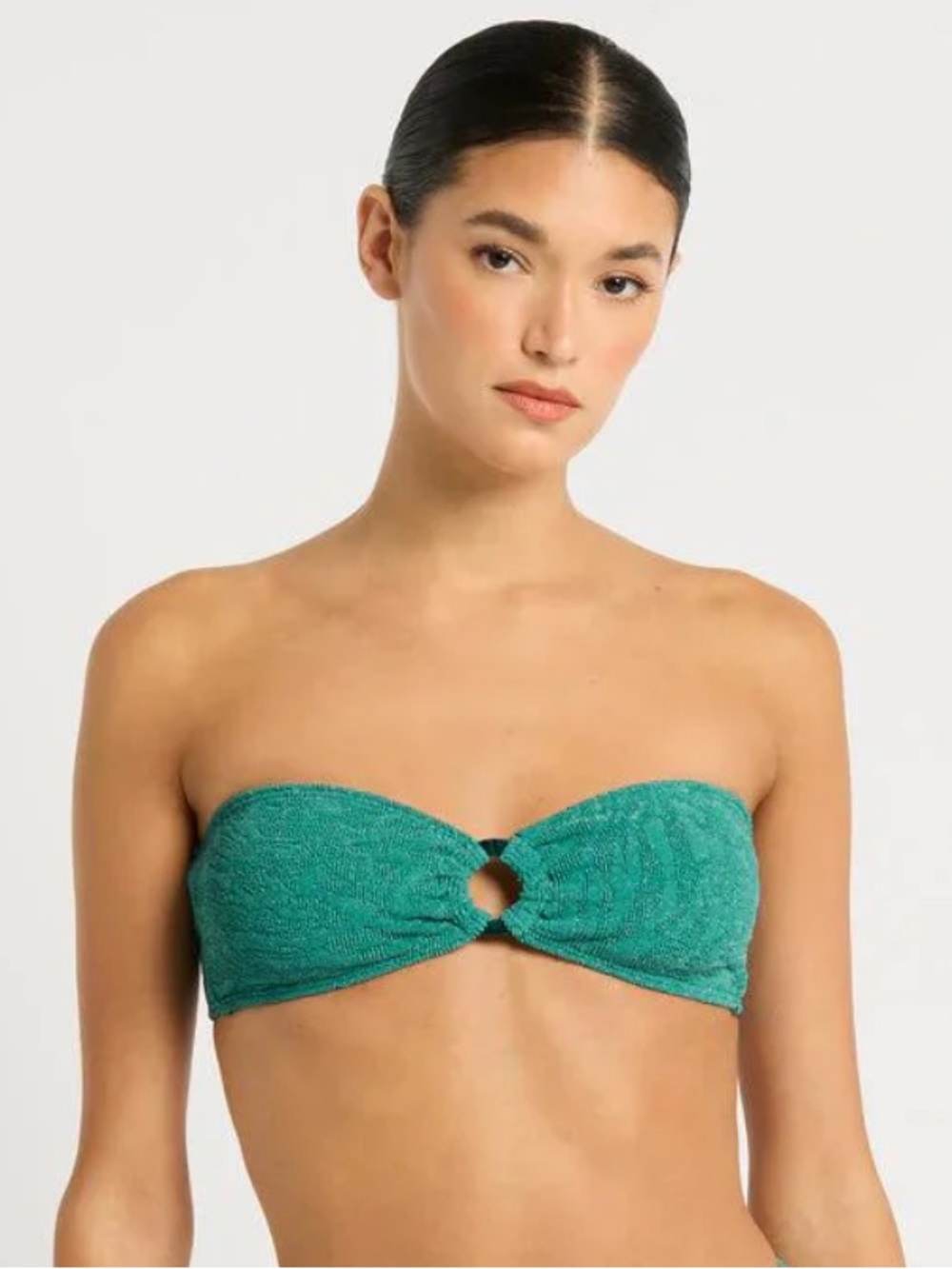 Bond-eye teal 2 piece bikini set OS - Picture 2 of 11